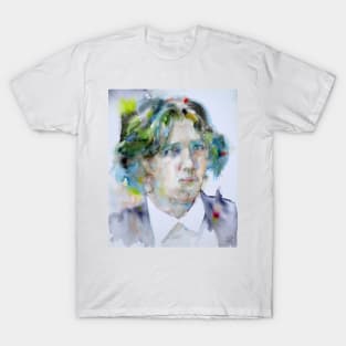 OSCAR WILDE watercolor portrait .13 T-Shirt